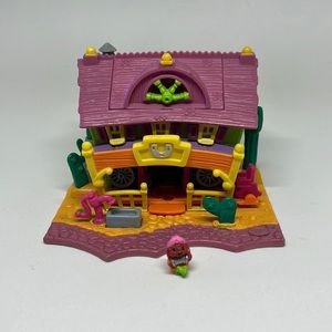 Polly pocket Blue Bird Saloon with one mini figure